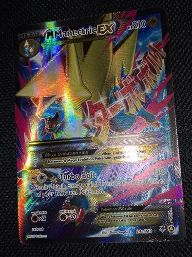 Pokemon Card : Mega Manectric Ex 24a