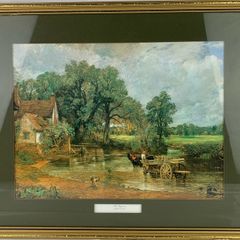 Vintage print, The Haywain by John Constable print