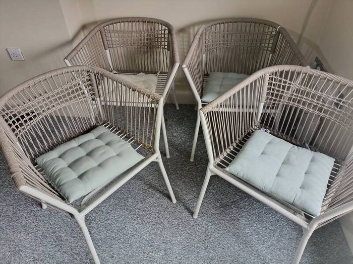 4 Ikea Chairs Outdoor/Garden