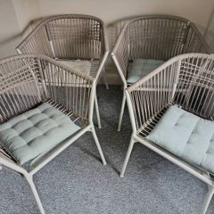 4 Ikea Chairs Outdoor/Garden