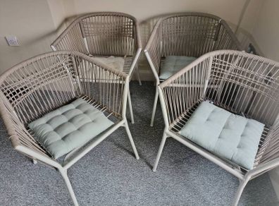 4 Ikea Chairs Outdoor/Garden