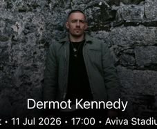 concert premium tickets to Dermot Kennedy