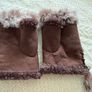 Fur Fingerless Gloves / Mittens Image 2