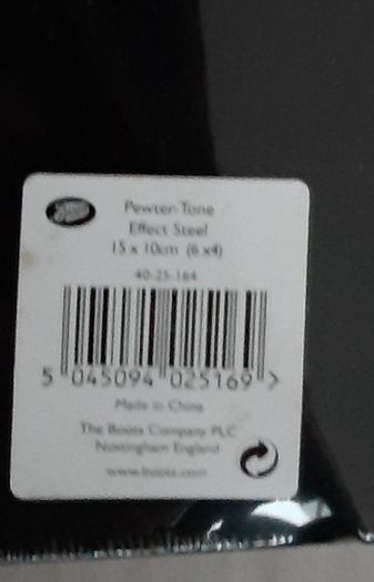New silver photo frame unopened
