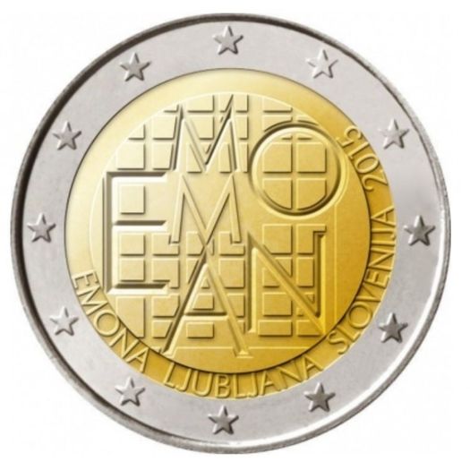 Slovenia 2 Euro Commemorative Coin 2015 - Emona. Uncirculated.