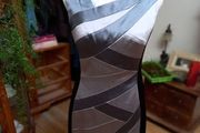 Ladies JAX Black and grey fitted dress, fully lined. Beautiful quality.