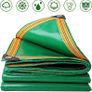 Tarpaulin Waterproof Heavy Duty 420g/m 100% Waterproof Tarps Multi-Purpose Cover for Kennels Chicken Coops Fishpond Hay Log Pile Roof Trailer Outdoor Furniture Ground Sheet 1.5 x 2M Image 6