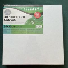 Blank Stretched Canvas 30cm x 30cm