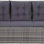 Garden Sofa, 18 Pieces Poly rattan garden furniture set Image 2