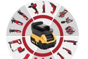 Battery Adapter for DeWalt 18 20V Lithium Battery Convert to for Milwaukee 18V Battery Cordless Power Tool