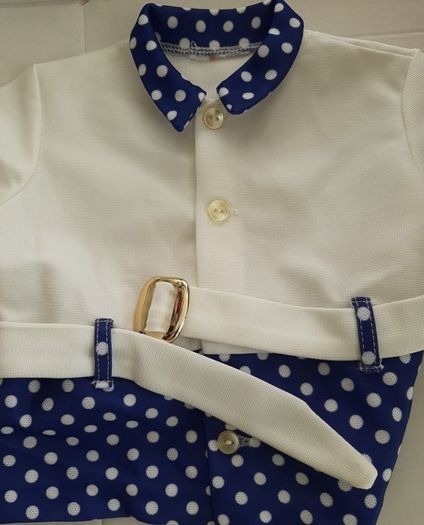 2 vintage 70's crimplene baby tops