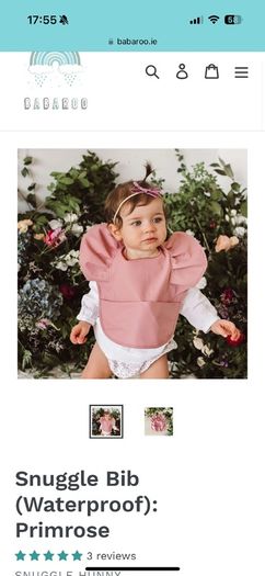 Snuggle Hunny bib -new