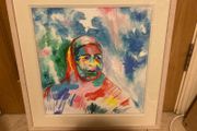 Orginal pastel artwork signed framed free postage
