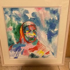 Orginal pastel artwork signed framed free postage