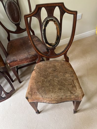 antique chair x6
