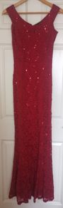 Red wine dress