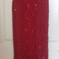 Red wine dress