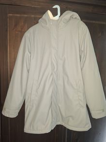 Dunnes Stores Girls Fleece Lined Hooded Raincoat