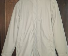 Dunnes Stores Girls Fleece Lined Hooded Raincoat