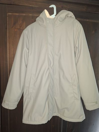 Dunnes Stores Girls Fleece Lined Hooded Raincoat