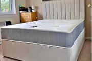 Double bed with mattress, all sizes nd color options