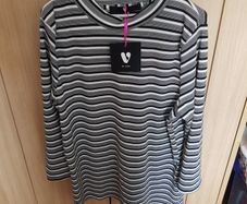 Ladies Long Sleeve Stripe Top