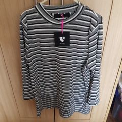 Ladies Long Sleeve Stripe Top