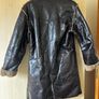 Vintage Faux Leather Coat Image 3