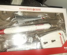Herpa Snap Fit Iberia Airplane PVC model