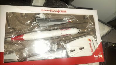 Herpa Snap Fit Iberia Airplane PVC model