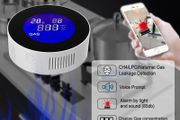 WiFi Natural Gas Leak Detector Detection Alarm Gas Detector LCD Temperature Sensor For Smart Life