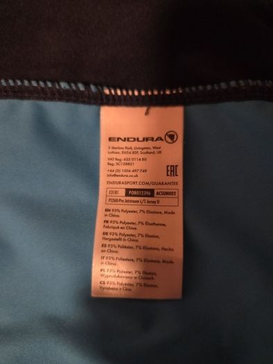 Endura FS260 Pro Jetstream cycling jersey