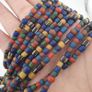 Vintage African Style MultiColor 4.5mm - 6mm Glass beads Necklace Strands Image 6