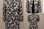 Designer Marc Cain 2 Piece Occasion Outfit, Dress &amp; Matching Jacket