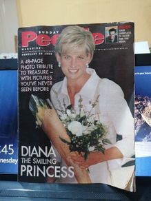 1999 Sunday People Magazine Diana the Smiling Princess