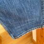 Zara Mid-Waist Straight-Leg Jeans in a gorgeous washed blue denim.  Size 42 UK 14 Image 8