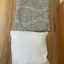 like New 2 pairs of curtains 1st pair 90 X 90 2nd pair 46 X54 also includes 4 cushion customers and Brand New inserts need gone ASAP due to house clearance Image 4