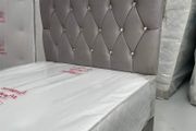 Brand New 3ft Single Divan Beds With Optional Drawers And Tufted Memory Foam Mattresses Instock. Multiple Headboard Designs Available