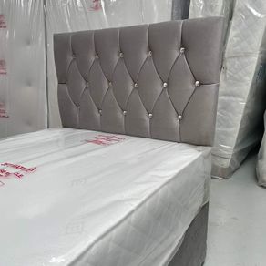 Brand New 3ft Single Divan Beds With Optional Drawers And Tufted Memory Foam Mattresses Instock. Multiple Headboard Designs Available