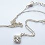 Vintage 925 Sterling Silver Pendant Necklace length 18" - 4g Image 2