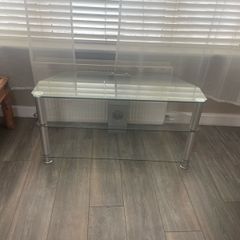 beautiful glass tv unit