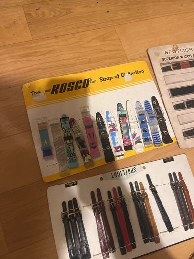 Assortment of watch straps