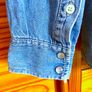 Vintage Cowboy Denim with stud buttons Image 3