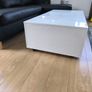 coffee table  living room white high gloss with storage Image 9