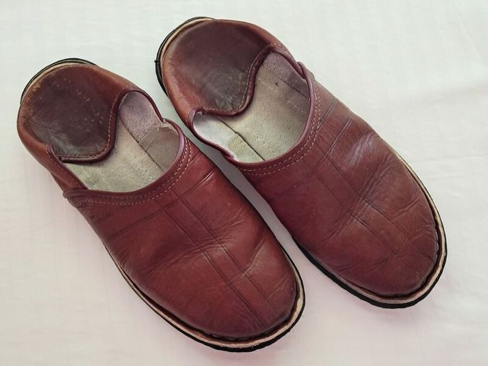 Moroccan Leather Outdoor Babouches/Mules