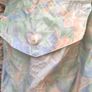 Vintage womens 80s light weight rain jacket 3/4 length jacket 80s shoulder pads Multiple pockets Amazing 80s print Image 6