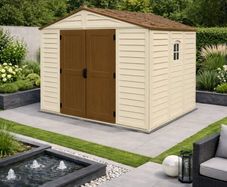 108 Duramax WoodBridge Plus Vinyl Garden Sheds