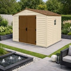 108 Duramax WoodBridge Plus Vinyl Garden Sheds