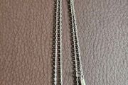 Silver pendant with jade necklace