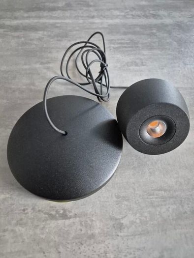 New Set of 4 Intra Lighting Biba Edgy LED Pendant Lights Matte Black Designer
